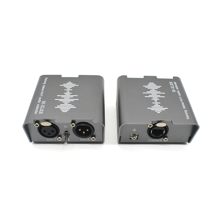 M-XLRB Dual Cannon(XLR) Stereo Audio Extender over Cat5e/6