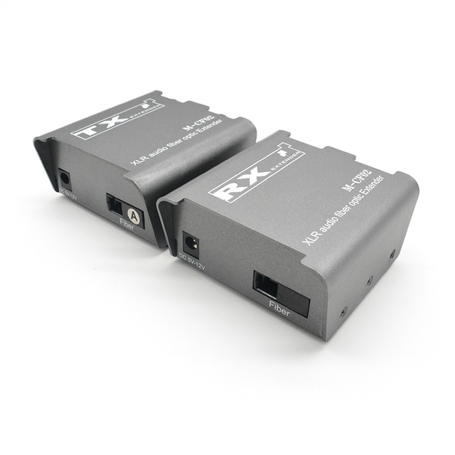 M-CF02 Digital Two-way XLR Audio Fiber Extender