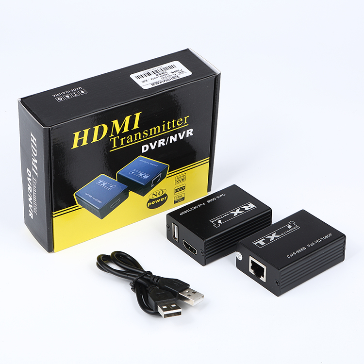 M-HD30U 30m 1080P High-Definition Over Cat6 Extender KVM Plug-and-Play No Power Lossless