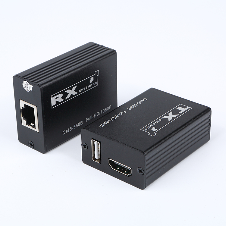 M-HD30U 30m 1080P High-Definition Over Cat6 Extender KVM Plug-and-Play No Power Lossless