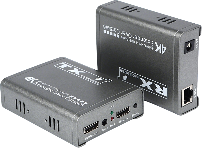 M-HK60 4K Cat5e/6 IR Loop Output Independent Audio HD Extender