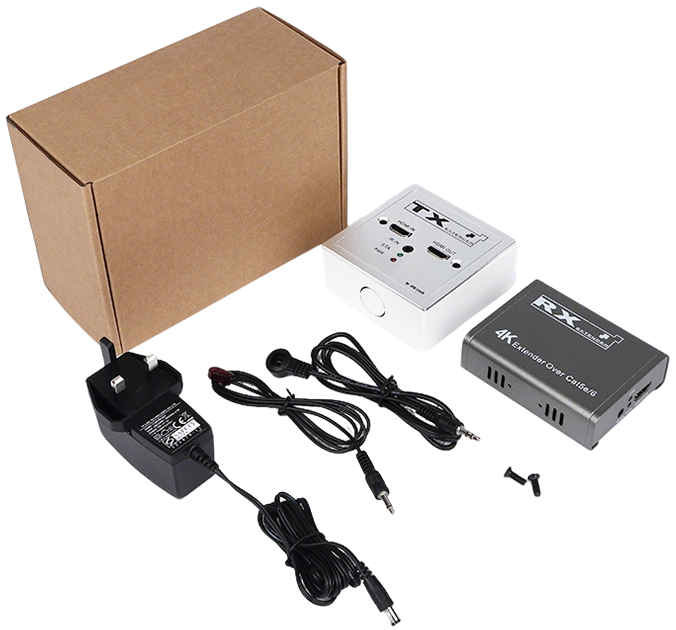 M-HK100B 4K Cat5e/6 IR Loop Output HD Extender