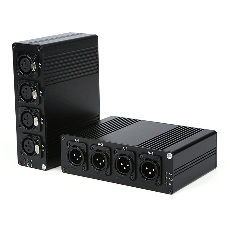 M-CF04 Digital Four-Channel XLR Audio Fiber Extender