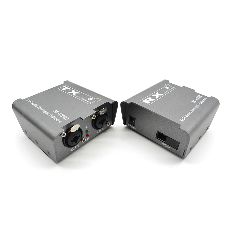 M-CF02 Digital Two-way XLR Audio Fiber Extender