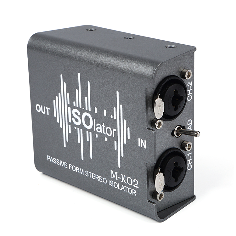 M-K02 Two-Way XLR Audio Isolator
