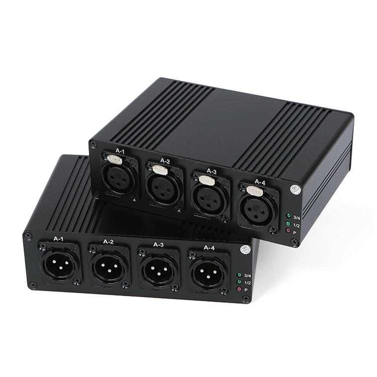 M-CF04 Digital Four Channels XLR Audio Fiber Extender