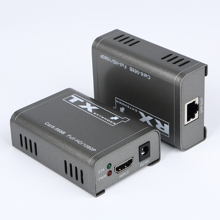 M-HD60 60M High-Definition CAT6 Extender 1080P HDCP1.2 ESD Protection Audio Video Transceiver