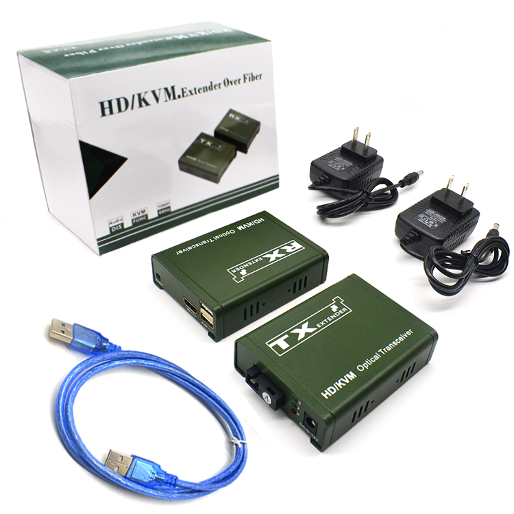 M-HF300U Оптоволоконный удлинитель HD+KVM