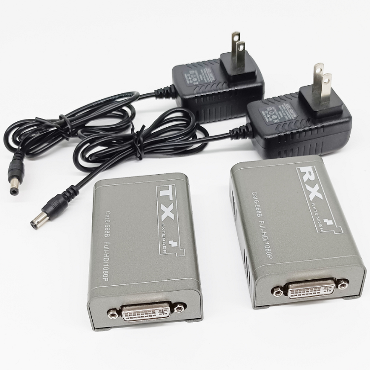 M-DH60 60m 1080P DVI Extender Over Cat6 with PoC HDCP1.2