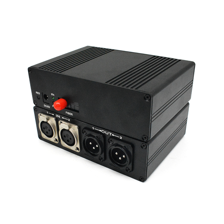 M-CF202 Bi-directional Digital Two-way XLR Audio Fiber Extender