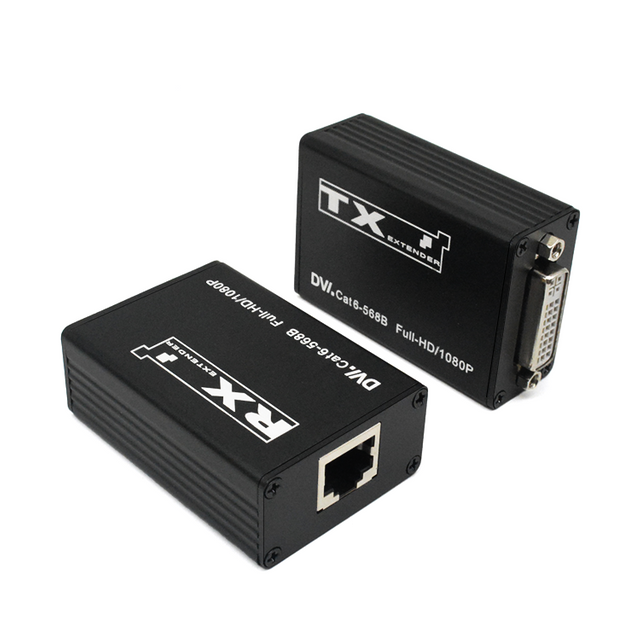 Extension DVI M-D30 30 m 1080P sur Cat6, aucune alimentation n&eacute;cessaire