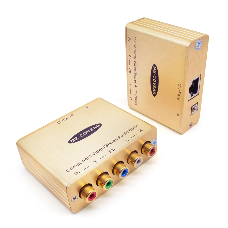 M-COVSAB Component Video/Stereo Audio Balun
