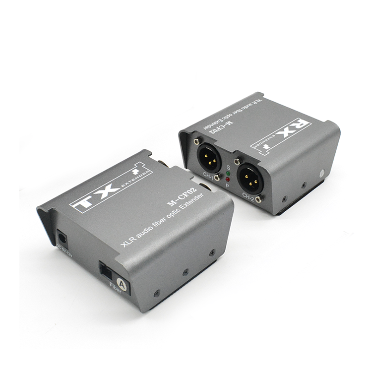M-CF02 Digital Two-way XLR Audio Fiber Extender