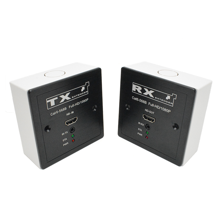 【M-HD60BP】86 Panel POC IR Cat5e/6 HD Extender