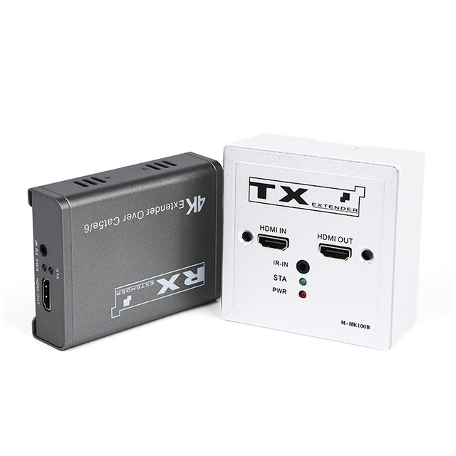 M-HK100B 4K Cat5e/6 IR Loop Output HD Extender