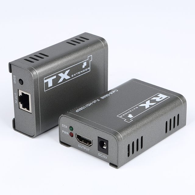 M-HD60 60M удлинитель высокой четкости CAT6 1080P HDCP1.2 ESD защита аудио-видео приемопередатчик