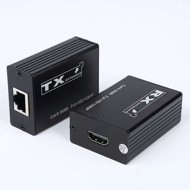 M-HD30 30m 1080P HD Extender Cat6 c&acirc;ble Plug Play pas d'alimentation pour le syst&egrave;me de s&eacute;curit&eacute;