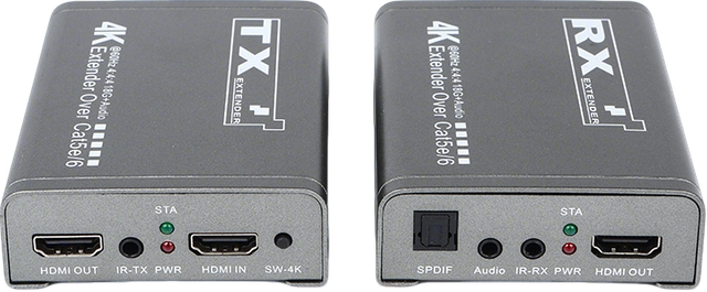 M-HK60 4K Cat5e/6 IR Loop Output Independent Audio HD Extender