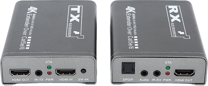 M-HK60 4K Cat5e/6 IR Loop Output Independent Audio HD Extender