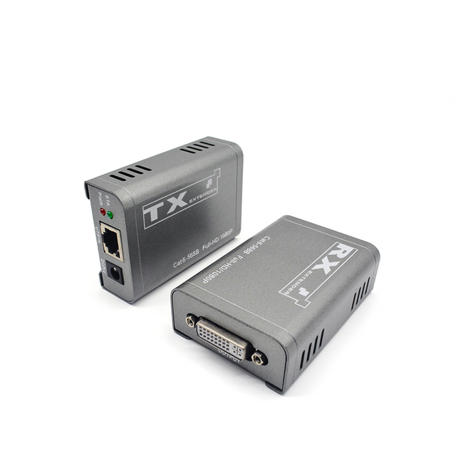 M-DH60 60m 1080P DVI Extender Over Cat6 with PoC HDCP1.2