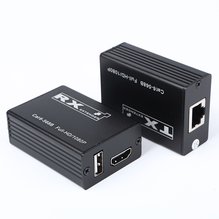 M-HD30U 30m 1080P High-Definition Over Cat6 Extender KVM Plug-and-Play No Power Lossless