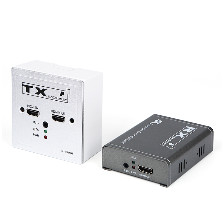M-HK100B 4K Cat5e/6 IR Loop Output HD Extender