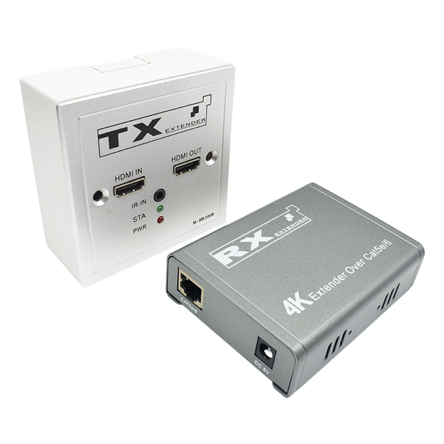 M-HK100B 4K@30Hz 100M Plug & Play Wall Plate Video Signal Extender