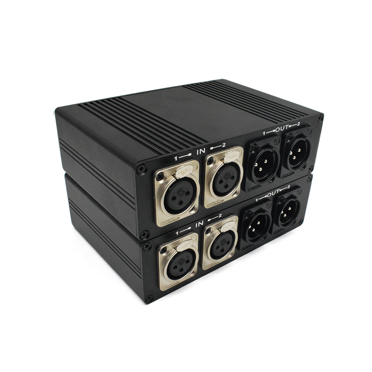 M-CF202 Bi-directional Digital Two-way XLR Audio Fiber Extender