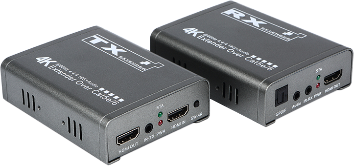 M-HK60 4K Cat5e/6 IR Loop Output Independent Audio HD Extender