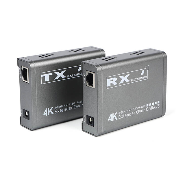 M-HK60 4K IR ループ出力独立オーディオ Cat5e/6 HD エクステンダー
