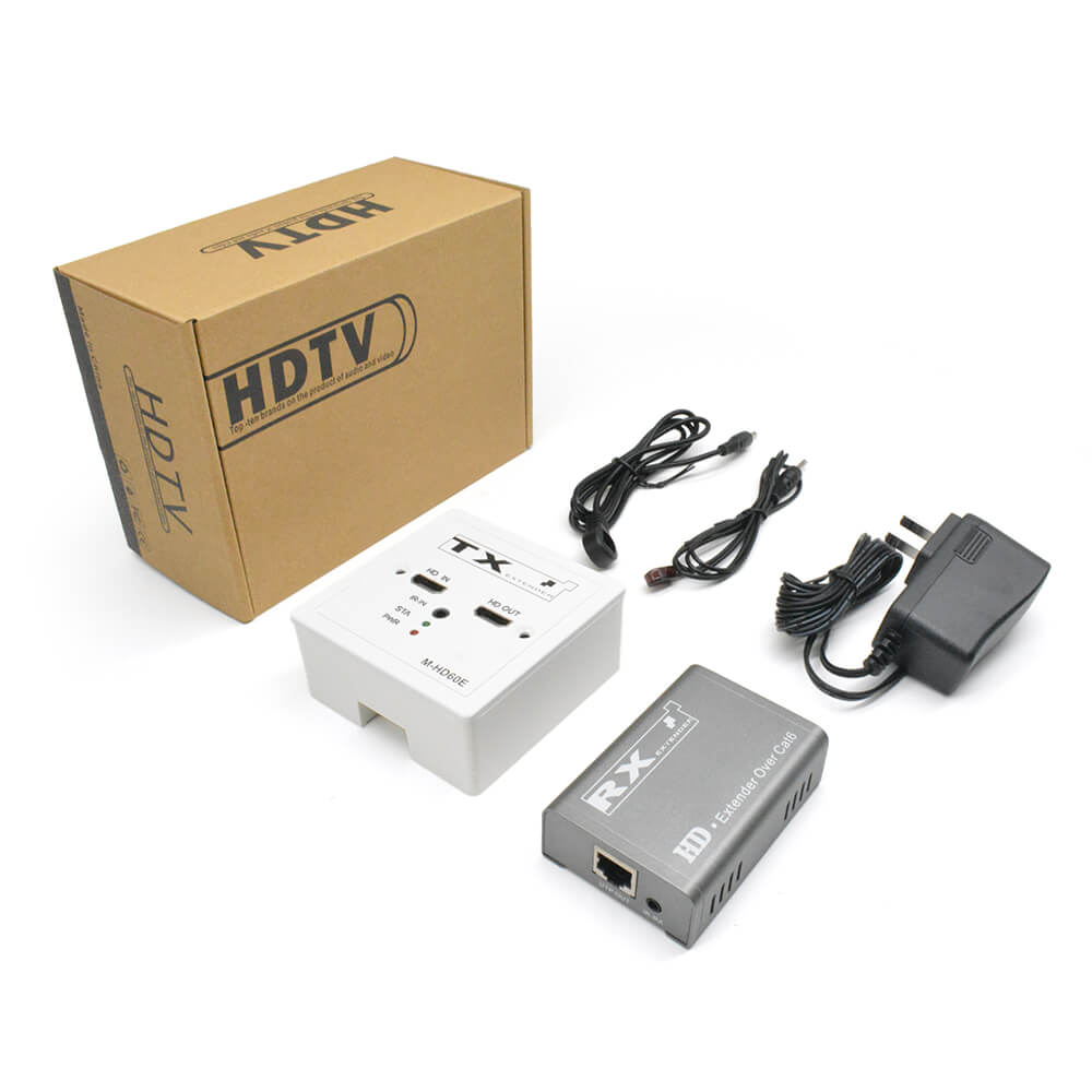 M-HD60E 86 Panel POC IR Loop Output Cat5e/6 HD Extender