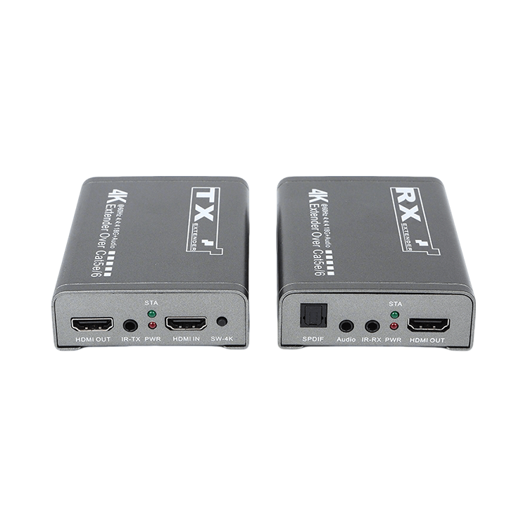 【M-HK60】4K IR Loop Output Independent Audio Cat5e/6 HD Extender