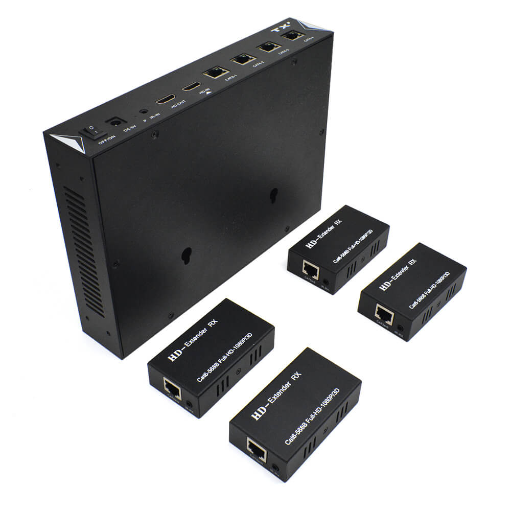M-HD604 1080P 50M POC IR 4-Channel HD Extender