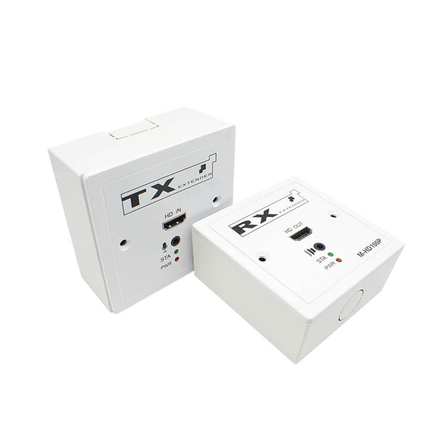 M-HD100P 86 Panel TCP/IP POE Cat5e/6 HD Extender