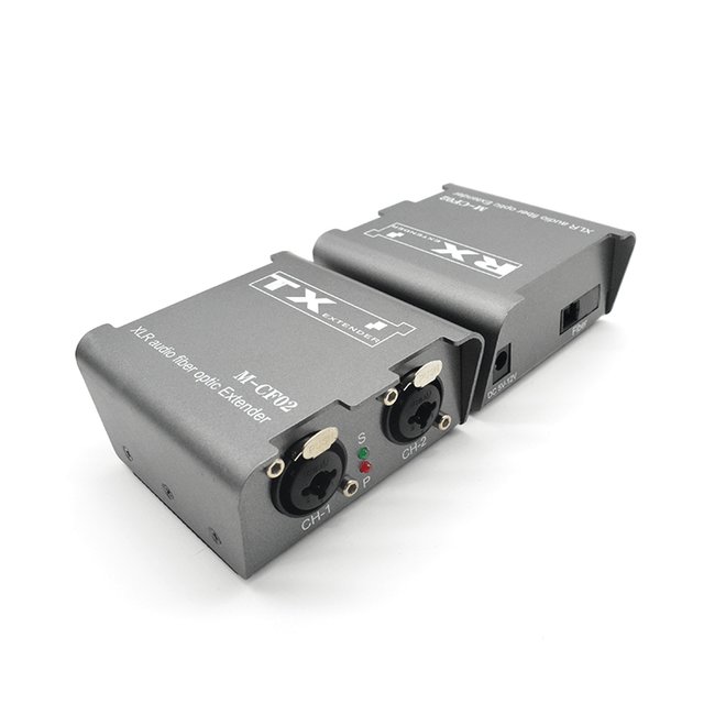 【M-CF02】Digital Two-way XLR Audio Fiber Extender