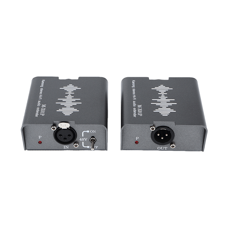 【M-X01P】One-Way Cat5e/6 XLR Audio Extender
