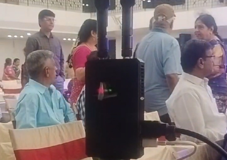 Wireless Extender Used in a Conference in India