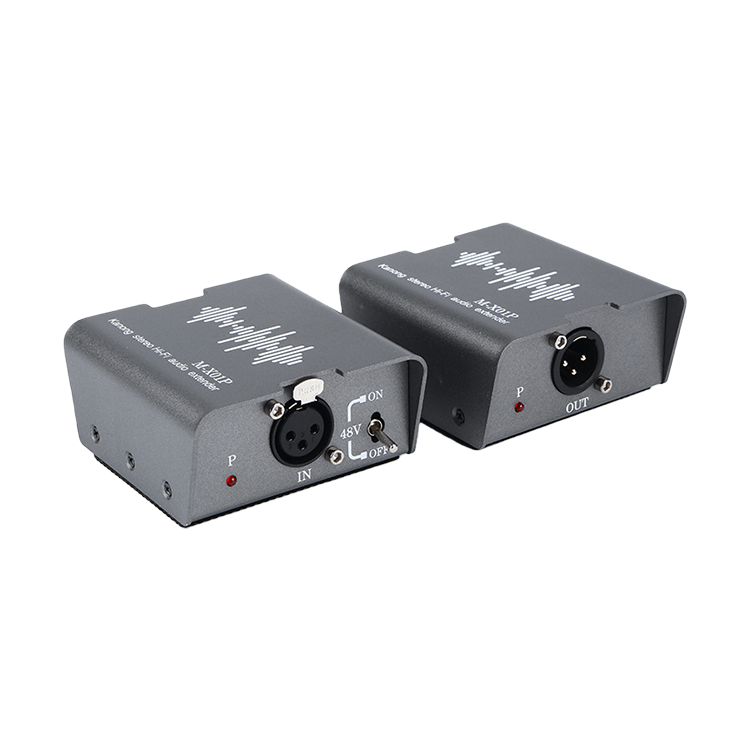 【M-X01P】One-Way Cat5e/6 XLR Audio Extender