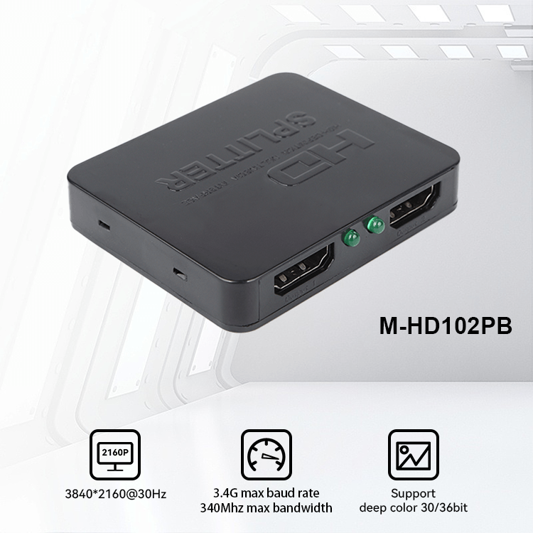 M-HD102PB 4K Full HD Full 3D 1x2 HD Splitter