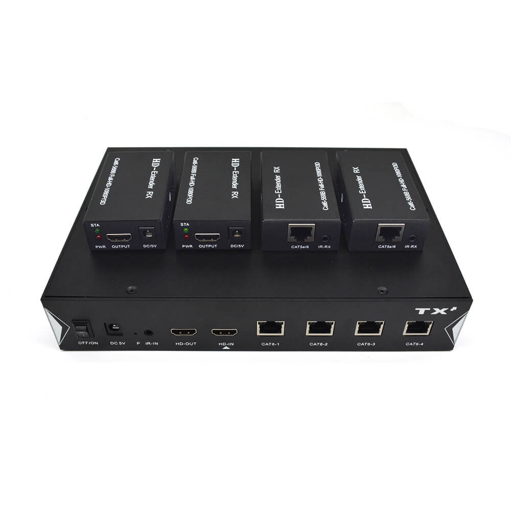 M-HD604 1080P 50M POC IR 4-Channel HD Extender