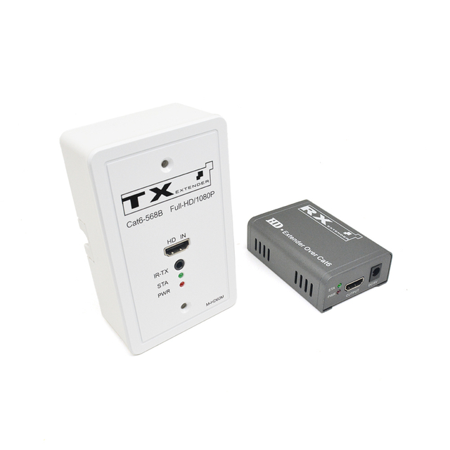 M-HD60M 120-Type Panel POC IR Cat5e/6 HD Extender