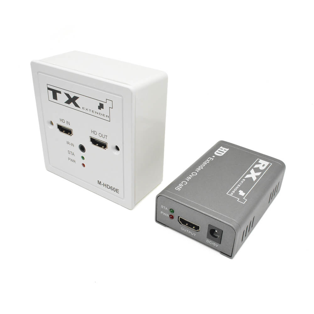 M-HD60E 86 Panel POC IR Loop Output Cat5e/6 HD Extender