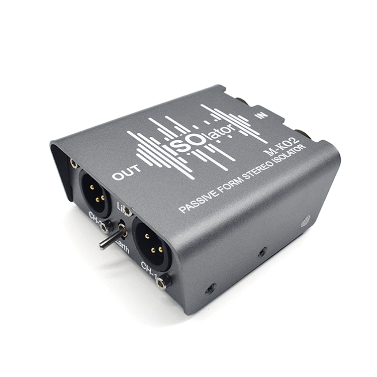 【M-K02】Two-Way Cat5e/6 XLR Audio Isolator
