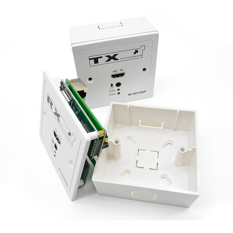 M-HD100P 86 Panel TCP/IP POE Cat5e/6 HD Extender