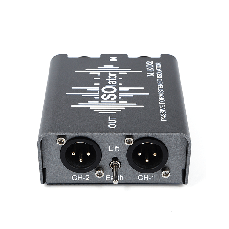 【M-K02】Two-Way Cat5e/6 XLR Audio Isolator