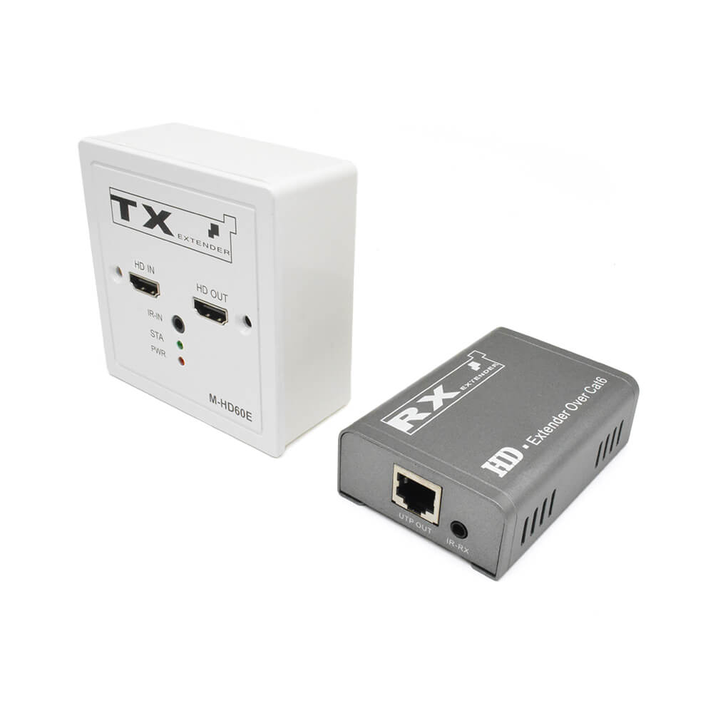 M-HD60E 86 Panel POC IR Loop Output Cat5e/6 HD Extender