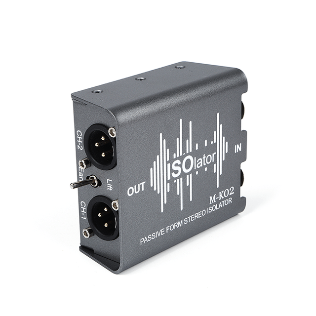 【M-K02】Two-Way Cat5e/6 XLR Audio Isolator