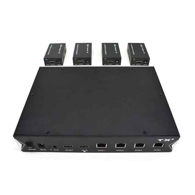 M-HD604 1080P 50M POC IR 4 チャンネル HD エクステンダー