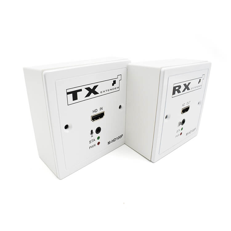 M-HD100P 86 Panel TCP/IP POE Cat5e/6 HD Extender