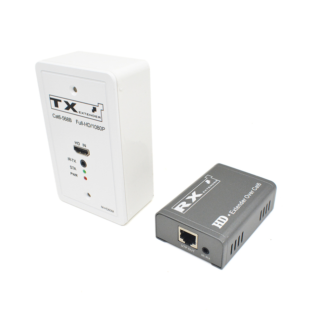 M-HD60M 120-Type Panel POC IR Cat5e/6 HD Extender